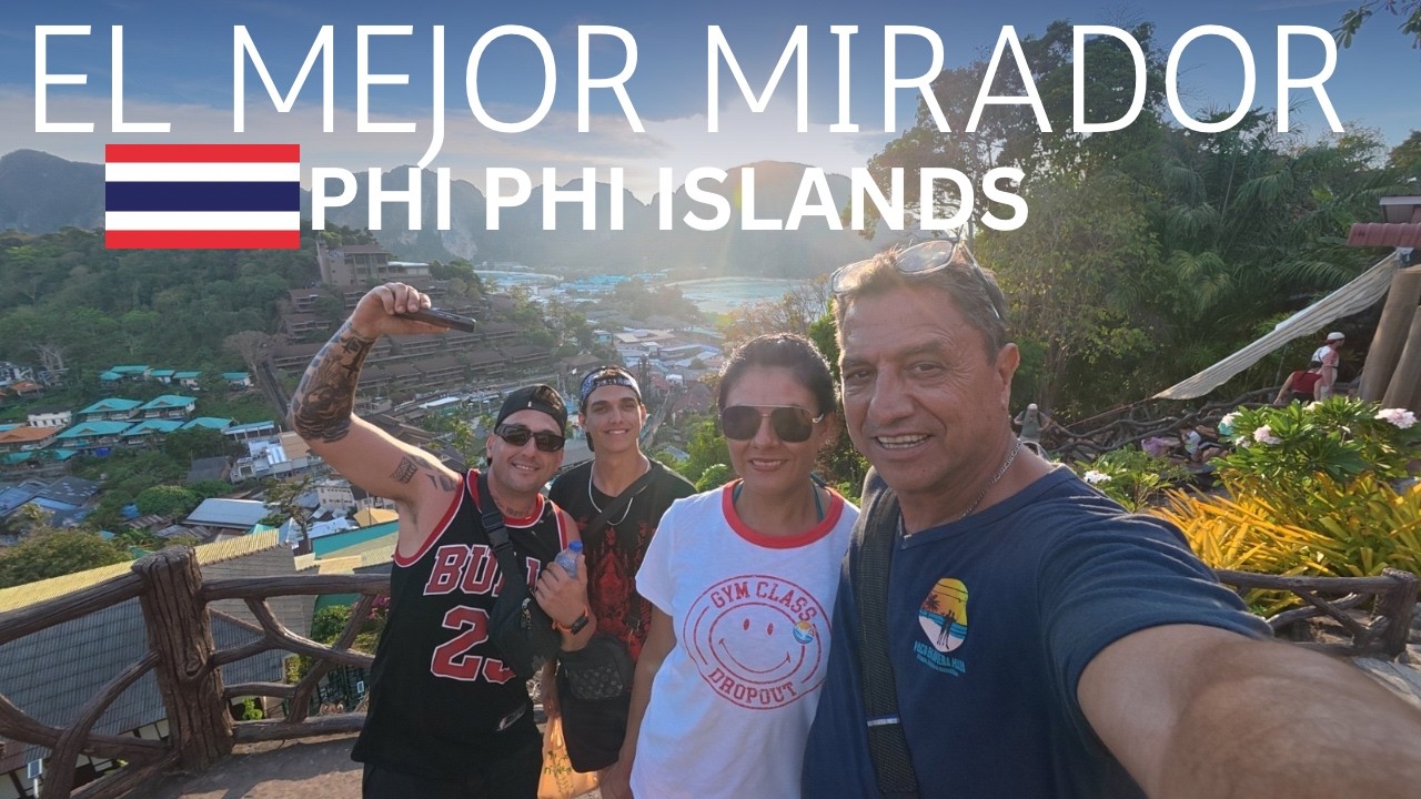 Tailandia , subiendo al mirador de Phi Phi 🥵 cientos de escalones y un atardecer inolvidable