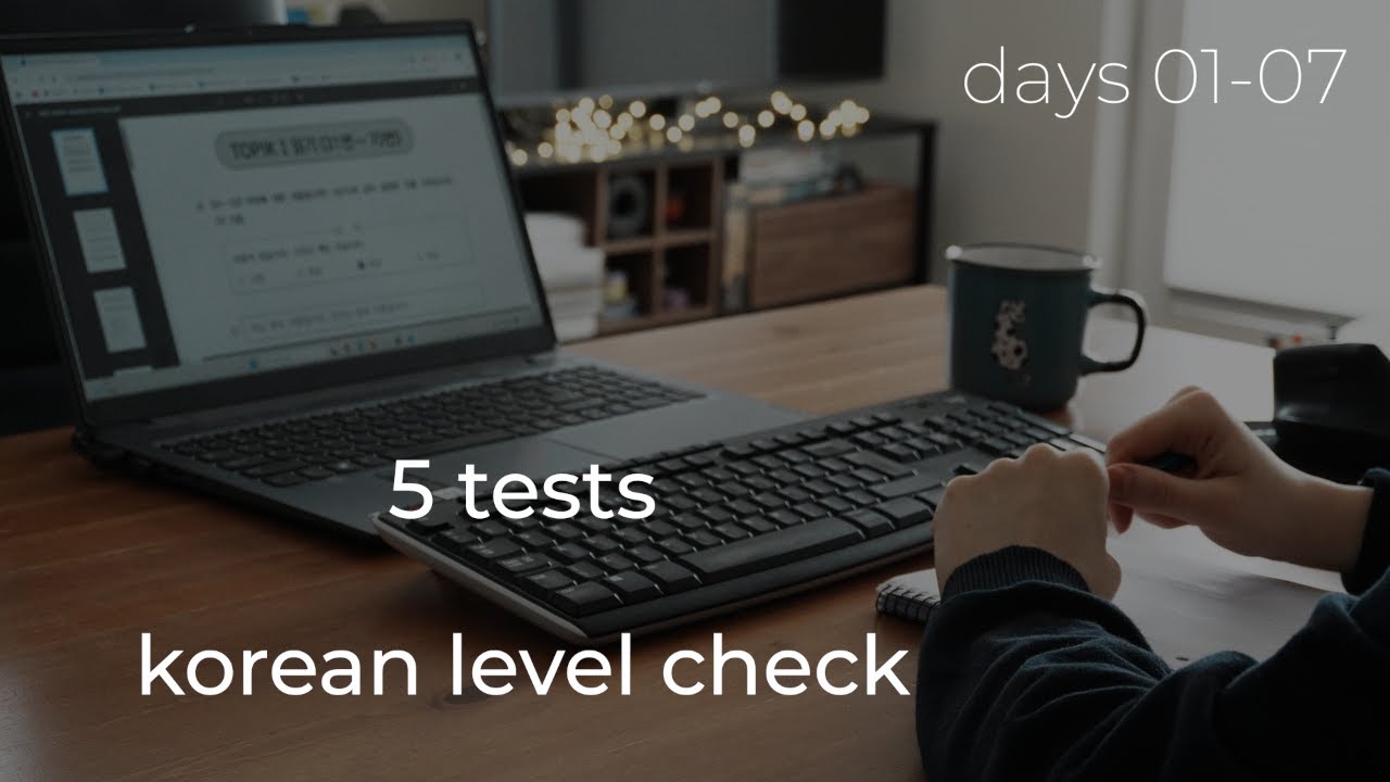 i took 5 korean level tests (results)
