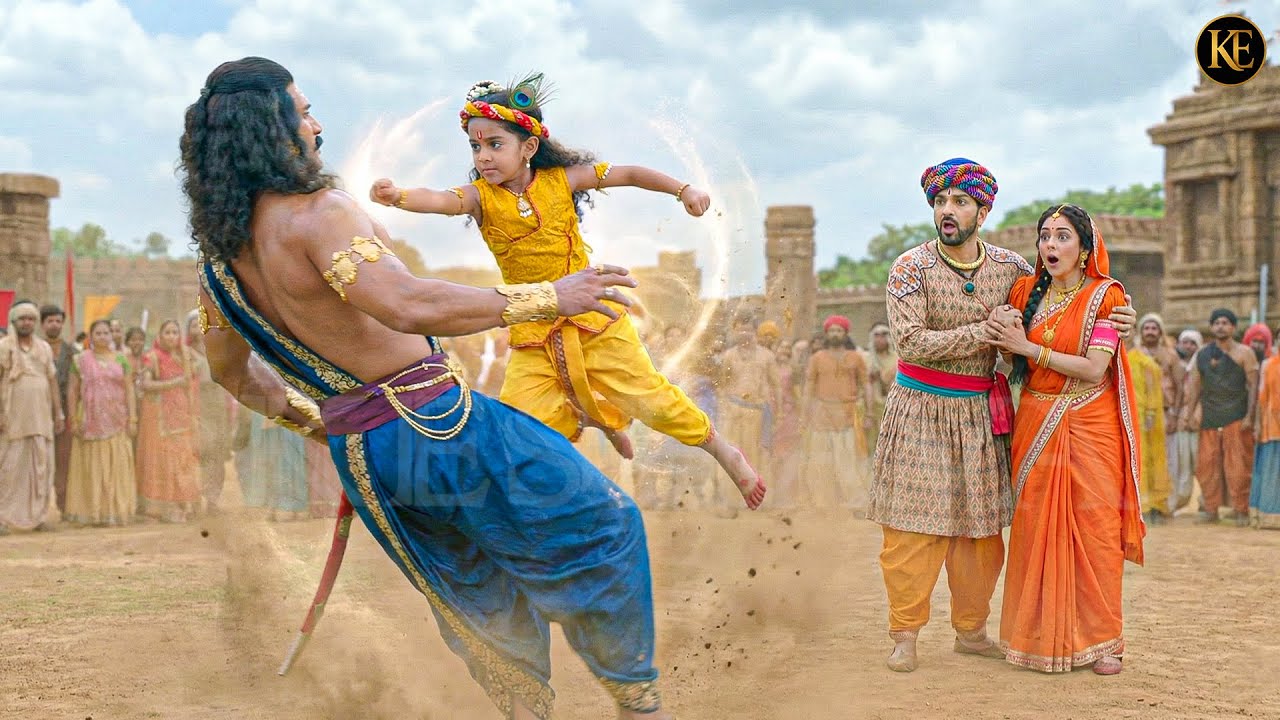 गोकुल में महाविनाश! बाल कन्हा ने किया कंस का अंत | Yashomati Maiyaa Ke Nandlala || Krishan leela