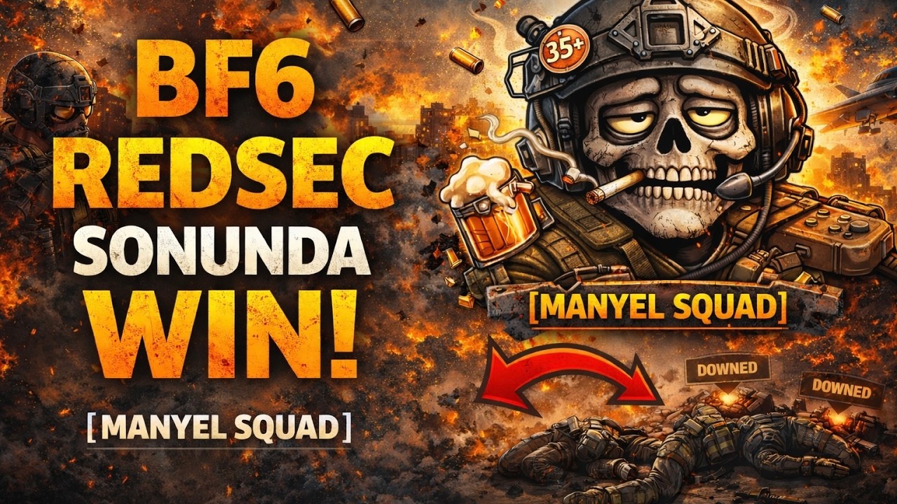 Aim Yok, Win var😂 |BF6 RedSec ilk Ters Manyelli Galibiyet - Ahraz Gaming