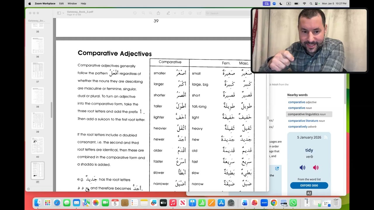 Comparative in Arabic #arabiclanguage #arabic #learnarabic #linguistics