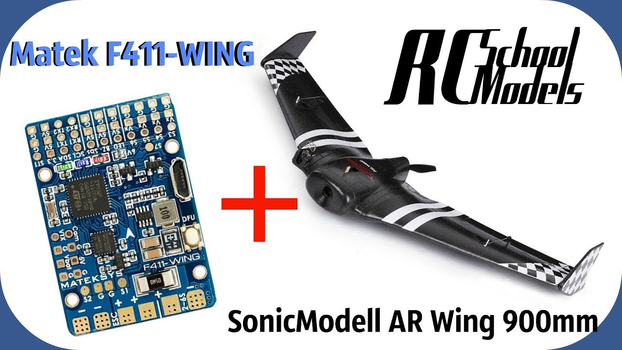 Matek F411-WING Сборка крыла AR Wing . Отличный компактный контроллер для мелких ЛК и самолетов!