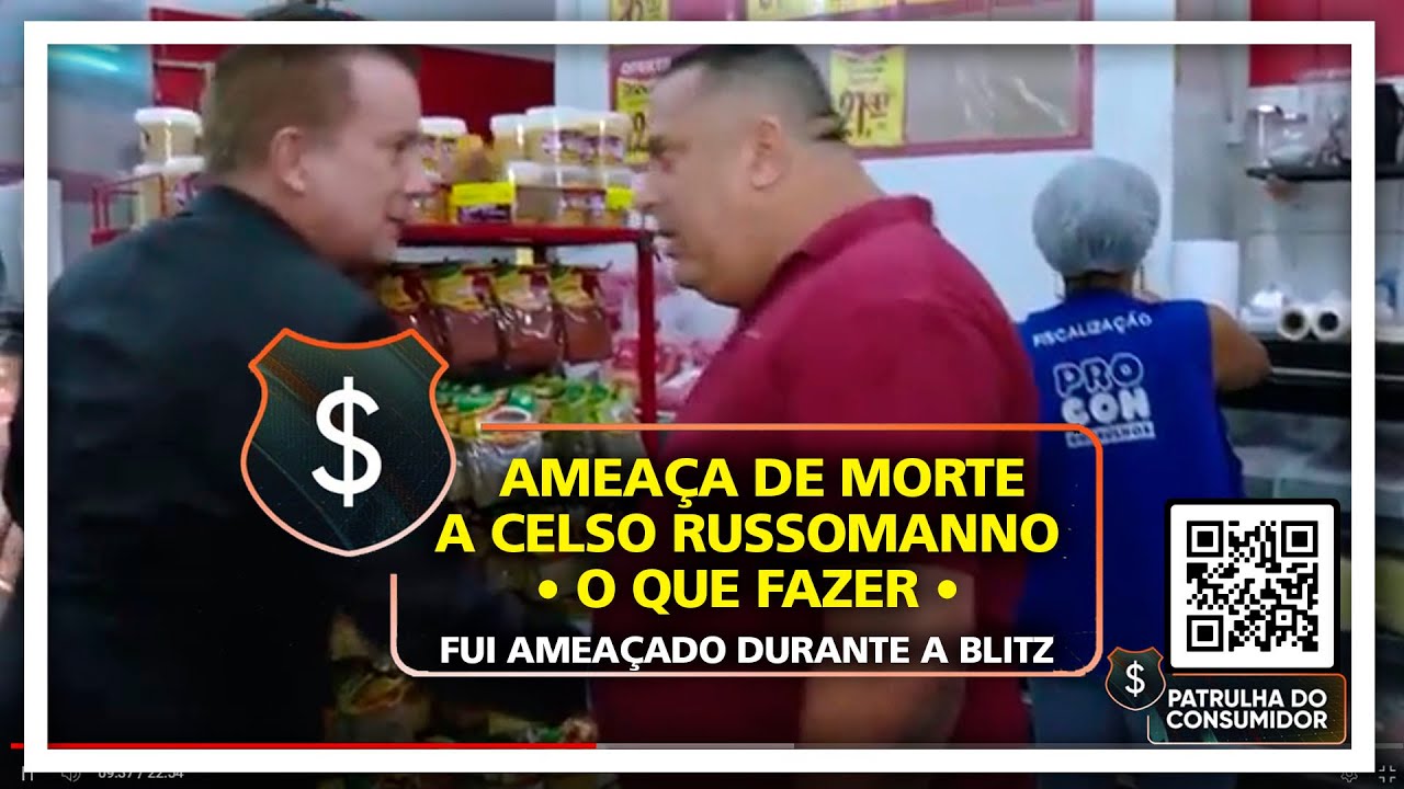 AMEAÇA DE MORTE A CELSO RUSSOMANNO – O QUE FAZER - FUI AMEAÇADO DURANTE A BLITZ