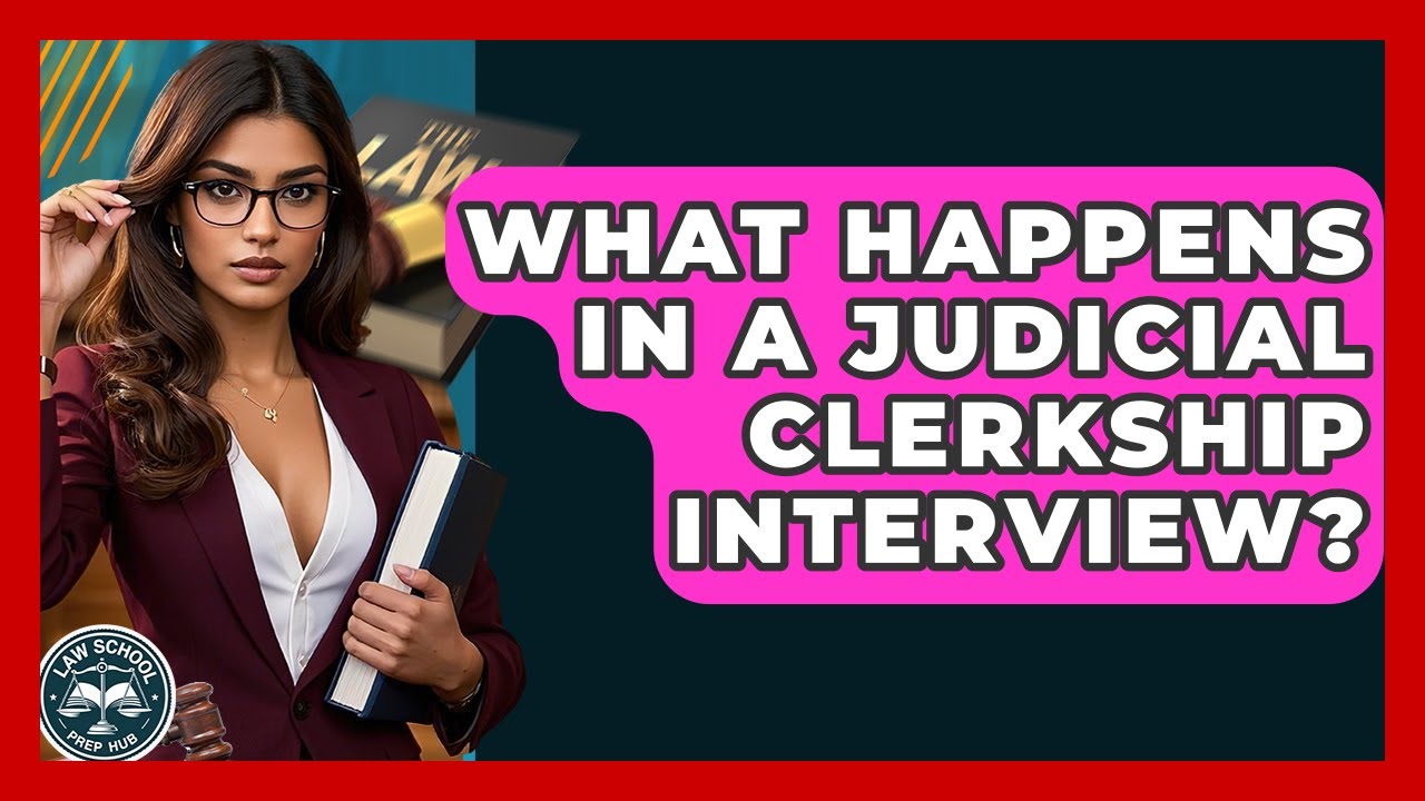 What Happens In A Judicial Clerkship Interview? - Law School Prep Hub