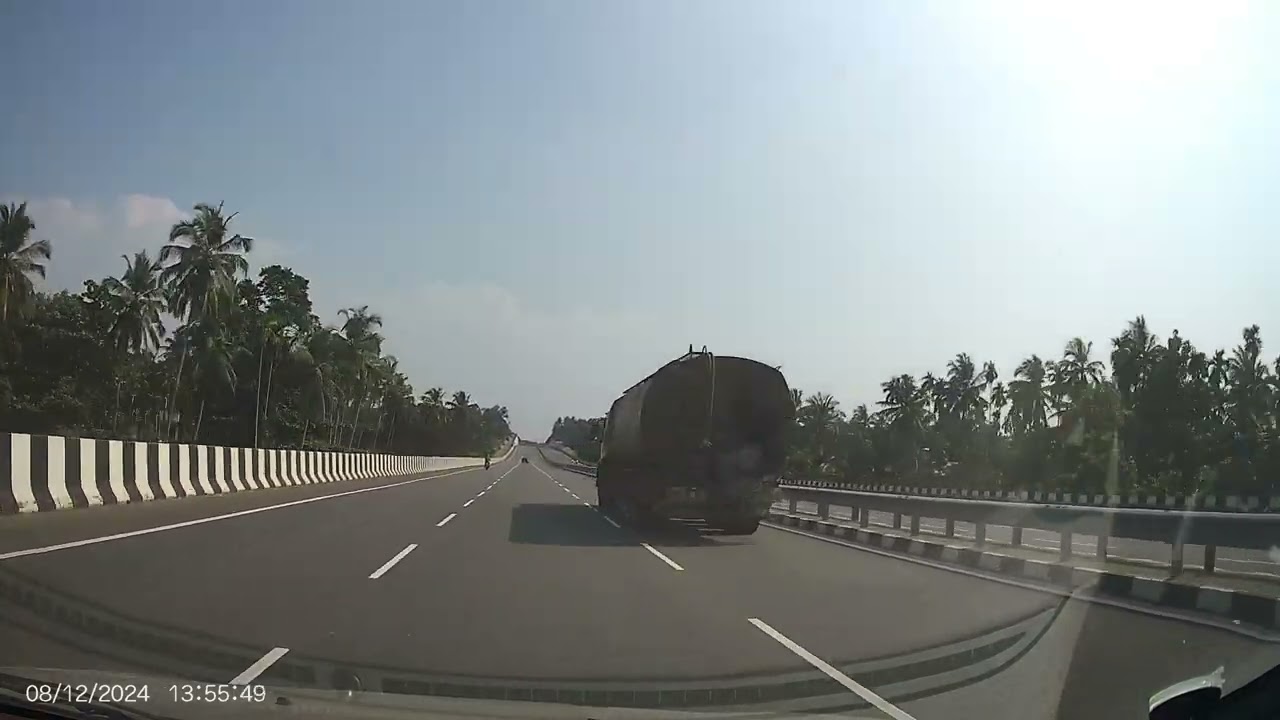 NH 66 Drive: Muzhappilangad to Azhiyur via Thalassery Mahe Bypass | 4K Dashcam Timelapse