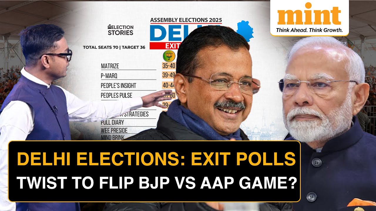 Delhi Election 2025: Exit Poll Predictions &ndash; Will BJP Sweep or AAP Hold Strong?