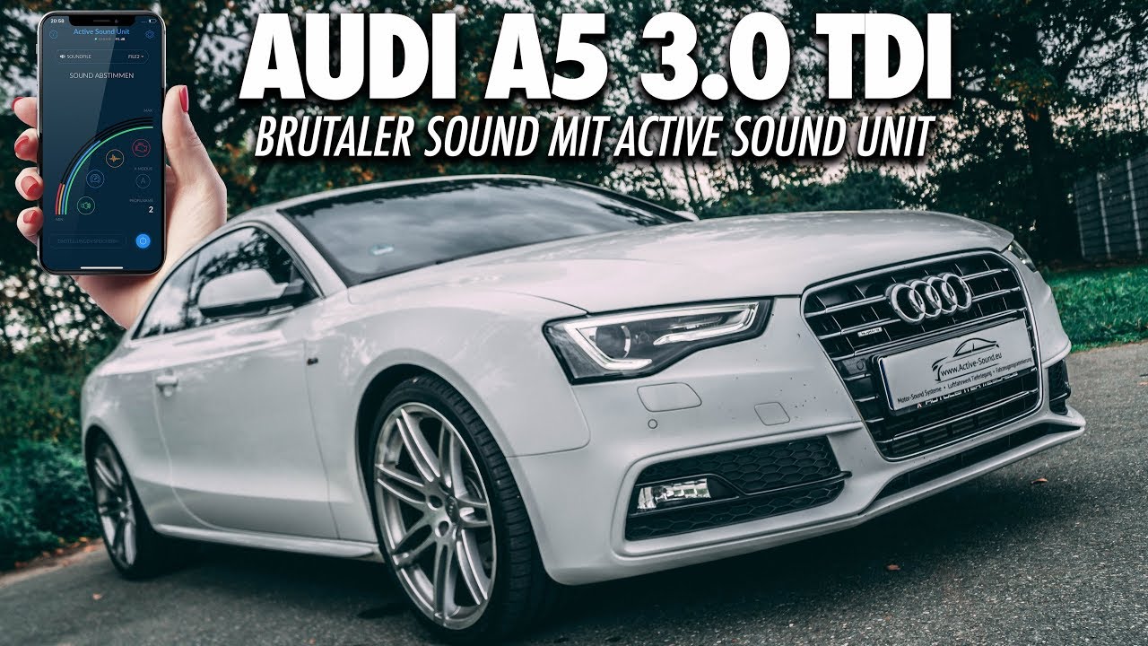 COUPE SOUND VOM FEINSTEN im Audi A5 3.0 TDI mit Soundmodul | Cete Automotive