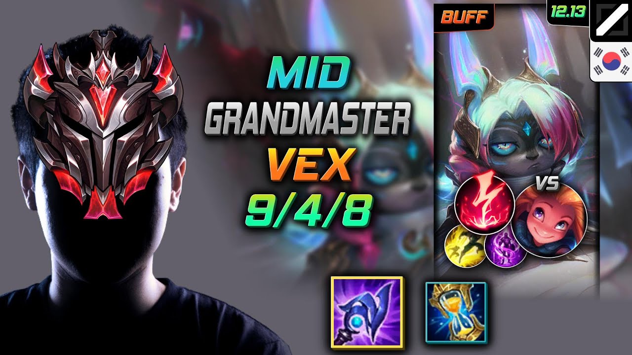 Векс Буря Людена Казнь электричеством - GrandMaster Vex Mid vs Zoe - LOL KR 12.13