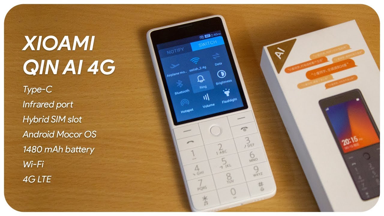 Xiaomi Qin AI 4G Phone Indian unboxing & Handson