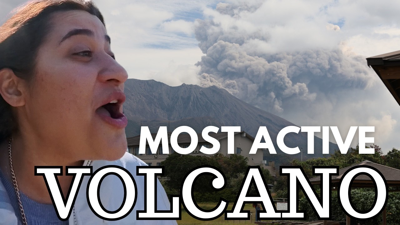 We Took a Ferry to Japan's Most Active Volcano | Sakurajima | Kagoshima | Vlog