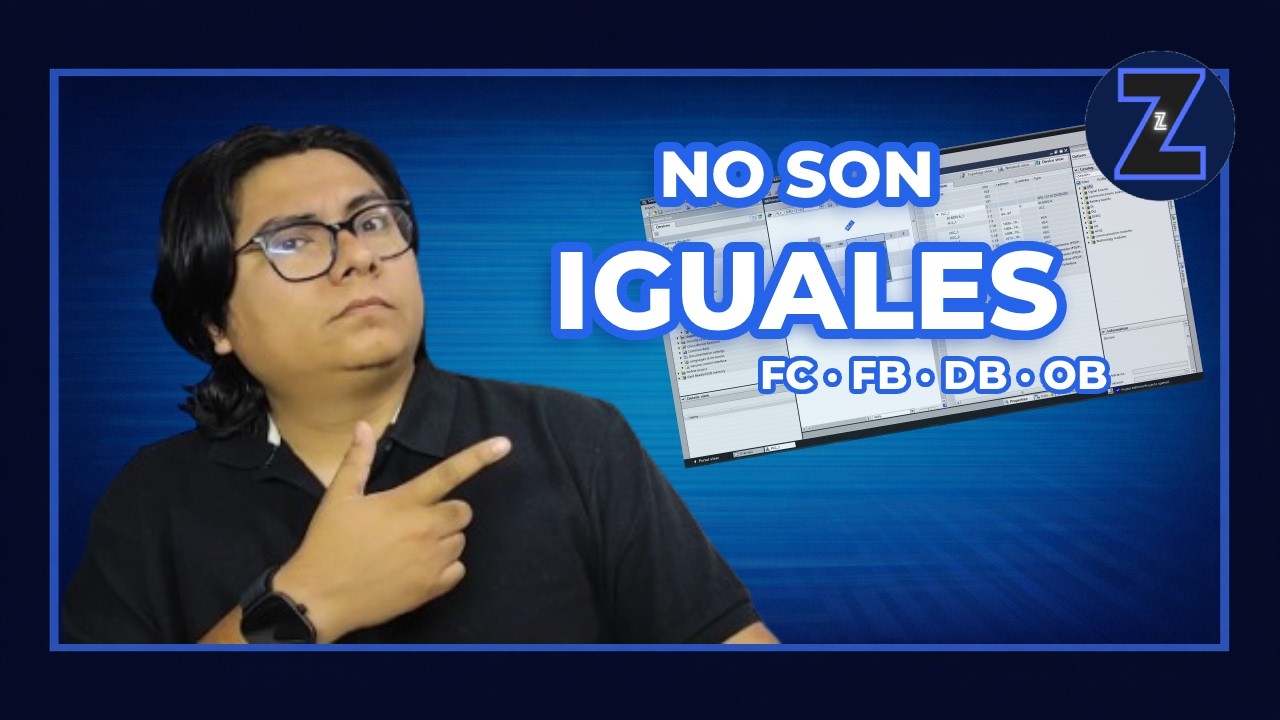Bloques en TIA Portal (FC, FB, DB y OB) explicados fácil