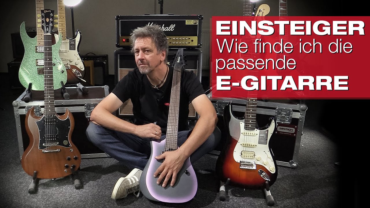 Einsteiger: Worauf muss ich beim Kauf einer E-Gitarre achten?