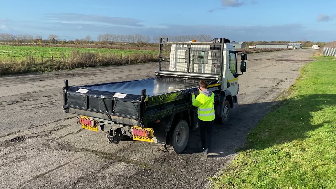 Harsh Pulltarp Sheeting System on Tipper application
