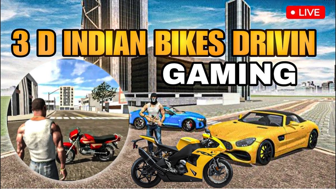 🔴Live-Indian 3-D bike hashtag, YouTube short