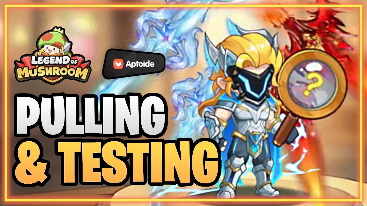 GREAT LUCK & New Back Frost and Flame PVP TEST in Legend of Mushroom