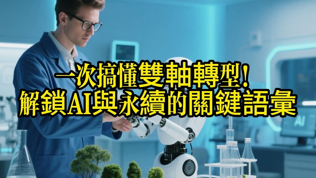 一次搞懂雙軸轉型！解鎖AI與永續的關鍵語彙