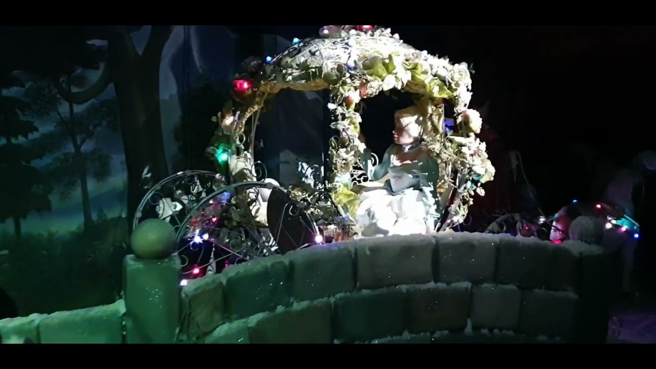 Night Before Christmas On Ride POV   Sundown Adventureland    SJBB