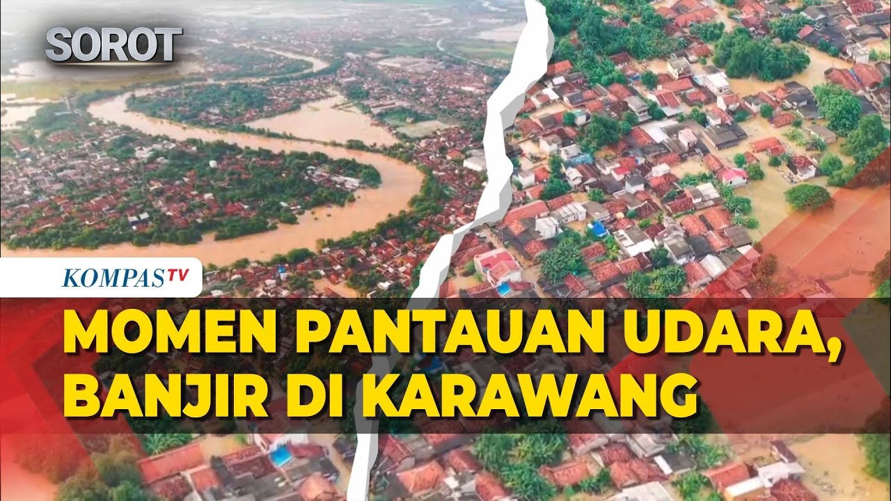 Pantauan Udara Banjir di Karawang, Rendam Ribuan Rumah