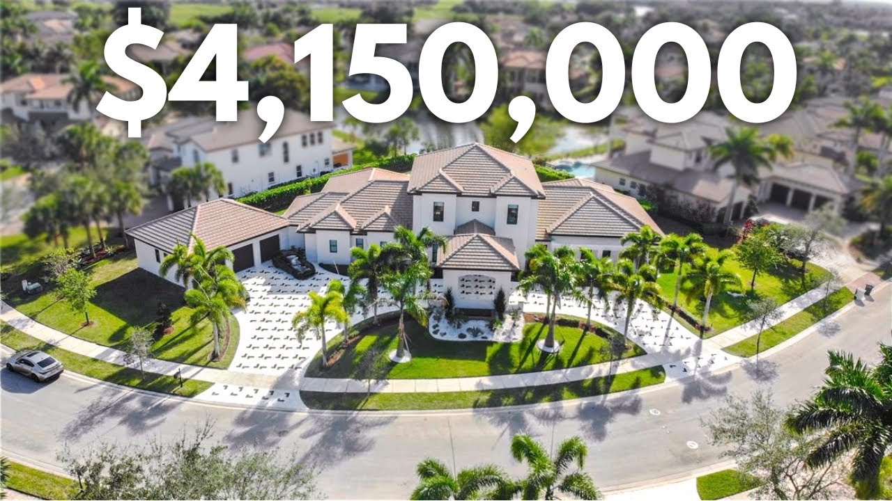 INSIDE A $4,150,000 MODERN MEGA MANSION IN SOUTH FLORIDA WITH AN EXOTIC CAR COLLECTION