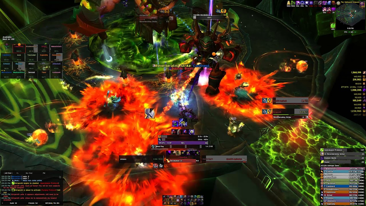Encore vs Mythic Kin'garoth - Atroxe (Shadow Priest) PoV