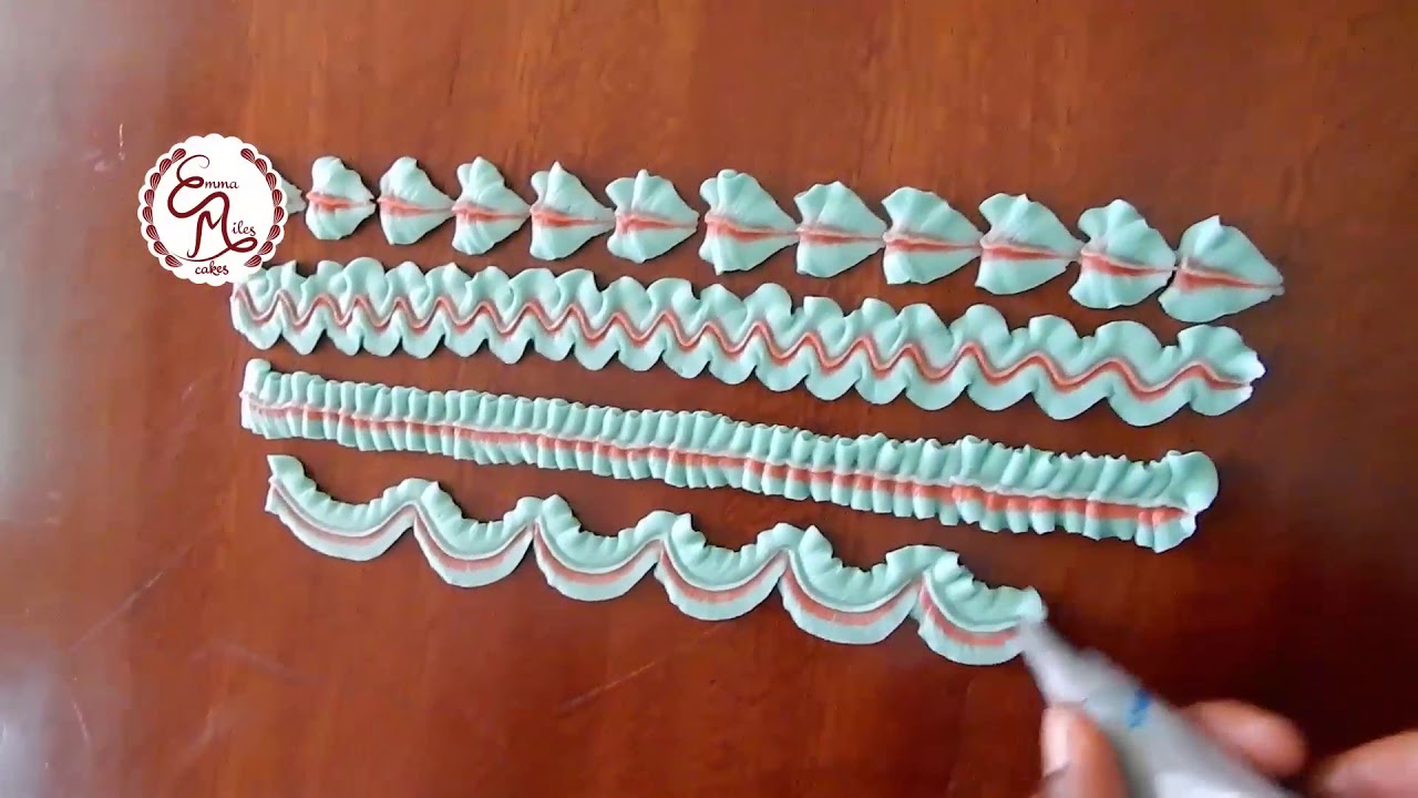 Nozzle tip number 69 with butter cream