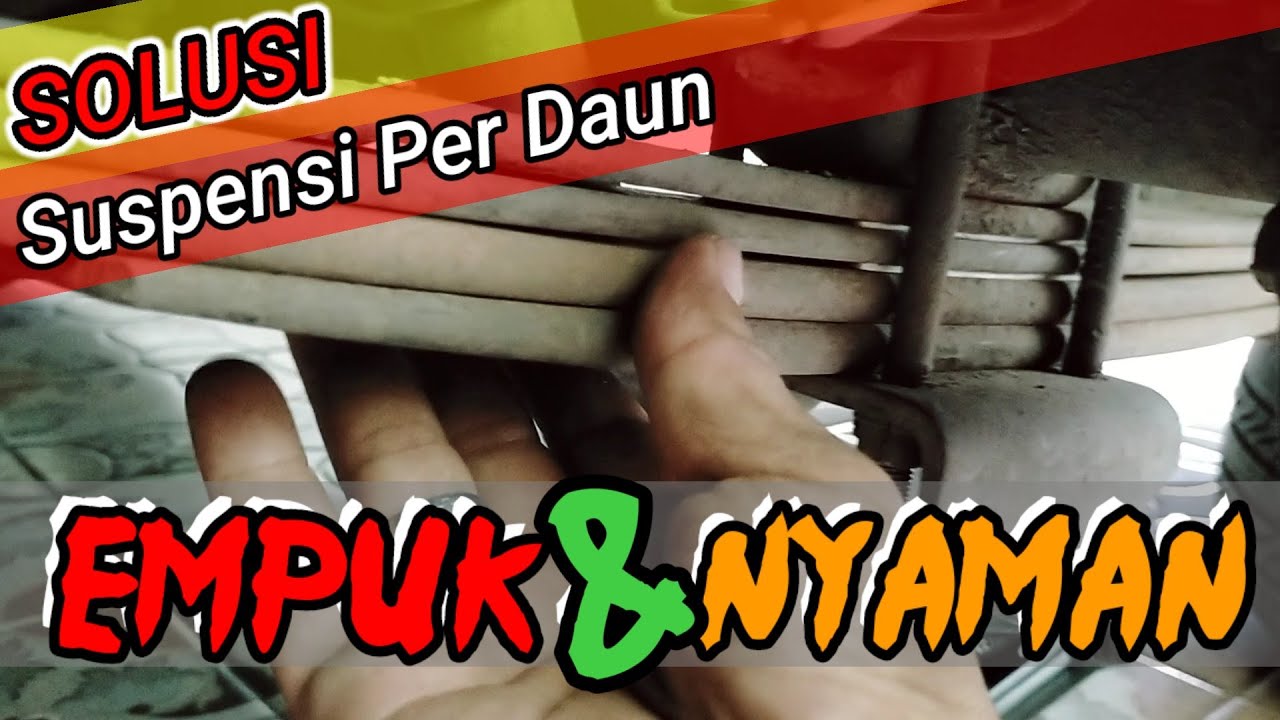 Cara membuat Suspensi mobil Empuk dan Nyaman