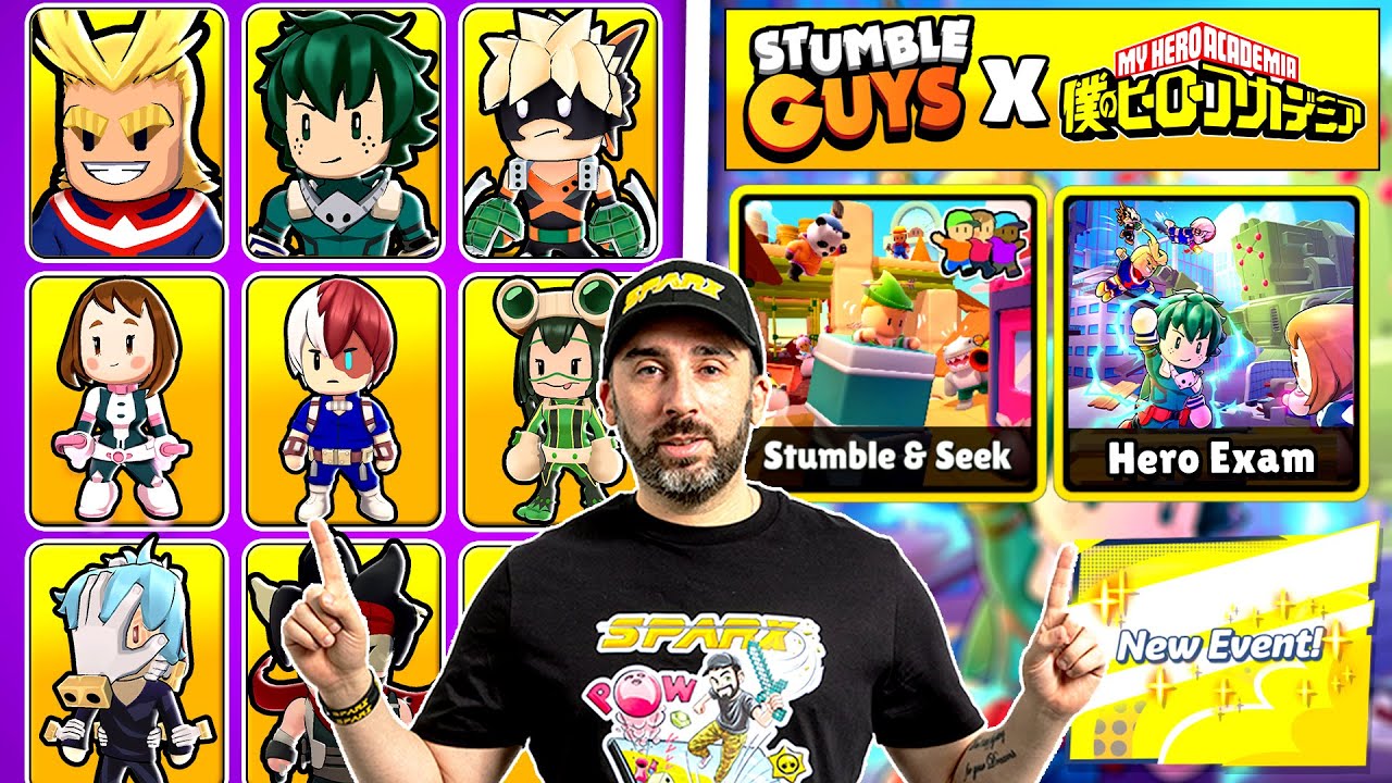 COSA?! MY HERO ACADEMIA x STUMBLE GUYS e 2 NUOVE MAPPE BELLISSIME! - UPDATE 0.76