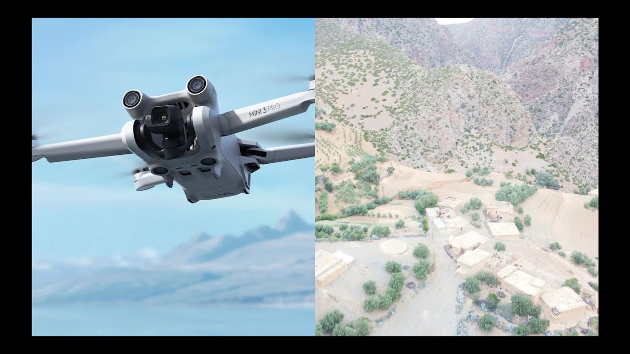 [4K] شاهدوا مناظر رائعة بالدرون لأكثر قرية معزولة في جبال الأطلس المتوسط دوار أيت مساهل Ait Msahel
