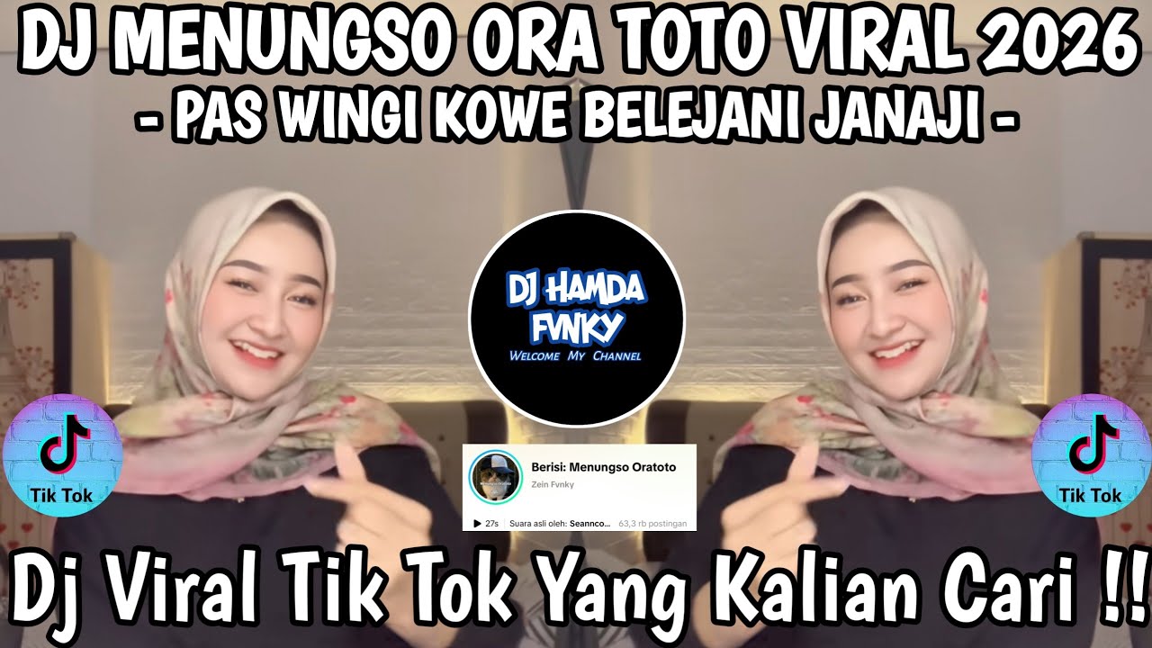DJ MENUNGSO ORA TOTO 🎶 DJ PAS WINGI KOWE BELEJANI JANJI 🎶 DJ VIRAL TIK TOK 2026 FYP !!