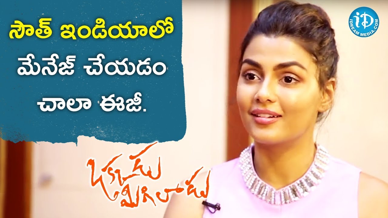 It Is Easy To Manage In South India - Anisha Ambrose || Talking Movies || #OkkaduMigiladu