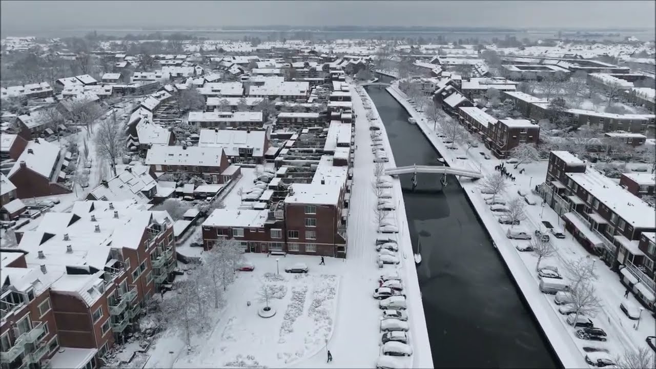 Vlucht over aanloophaven Huizen 05-01-2026
