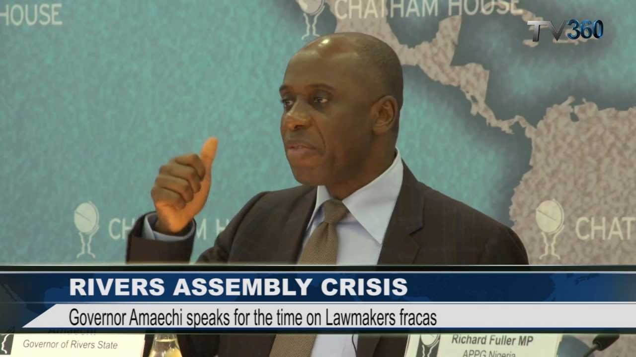 GOV. AMAECHI OPENS UP ON RIVERS CRISIS