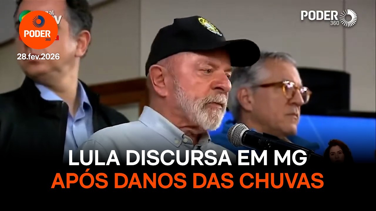 Lula discursa em Minas Gerais após danos das chuvas