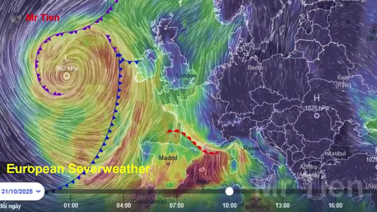 ⚠️ MAJOR WEATHER ALERT Arctic Winds, Storm Benjamin & Tornado Chaos Across Europe and the UK!
