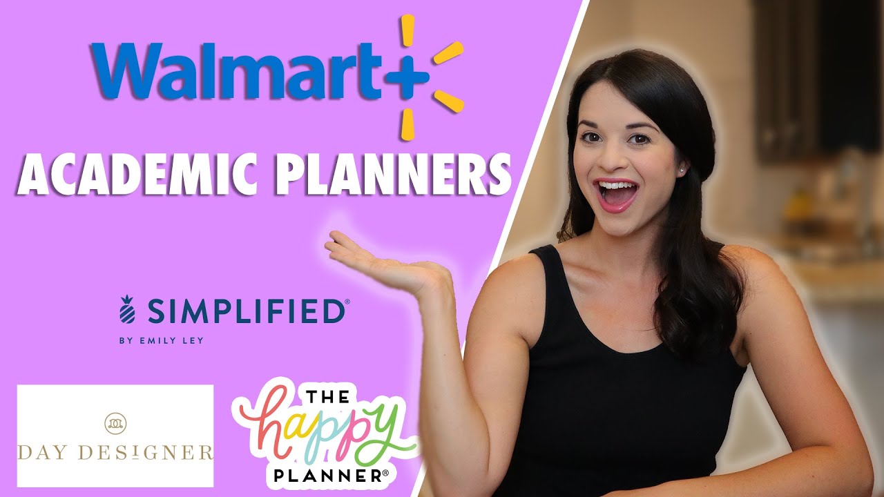 WALMART ACADEMIC PLANNER SHOPPING // Emily Ley Simplified, The Happy Planner, Day Designer