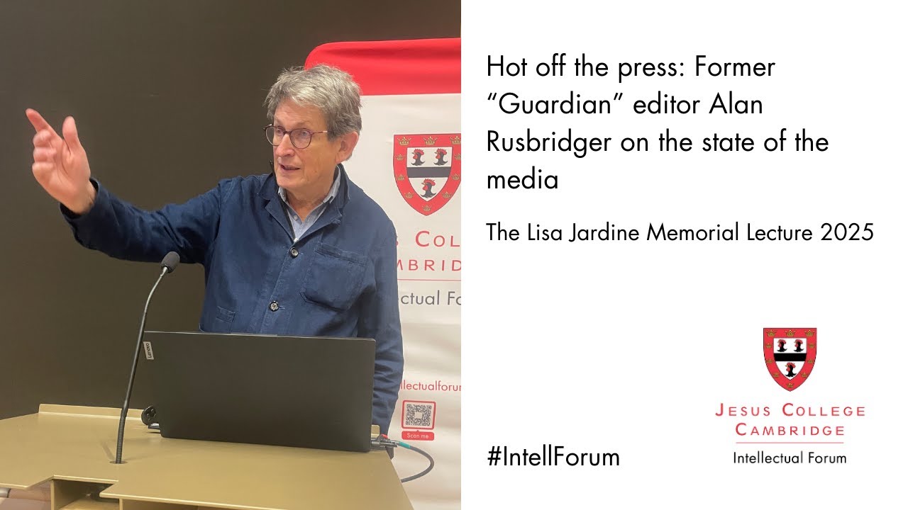Hot off the press: Former “Guardian” editor Alan Rusbridger on the state of the media