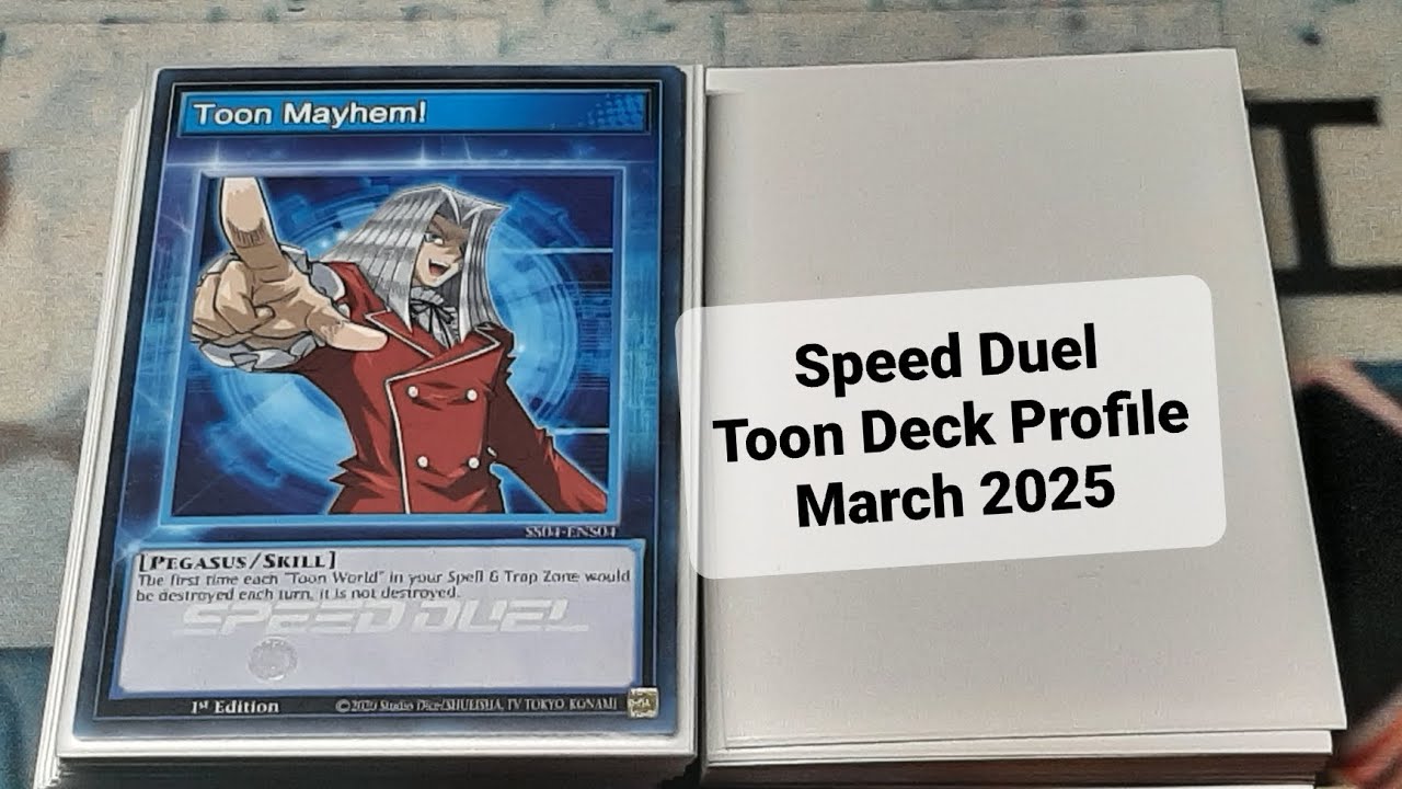Speed Duel Toon Deck Profile March 2025