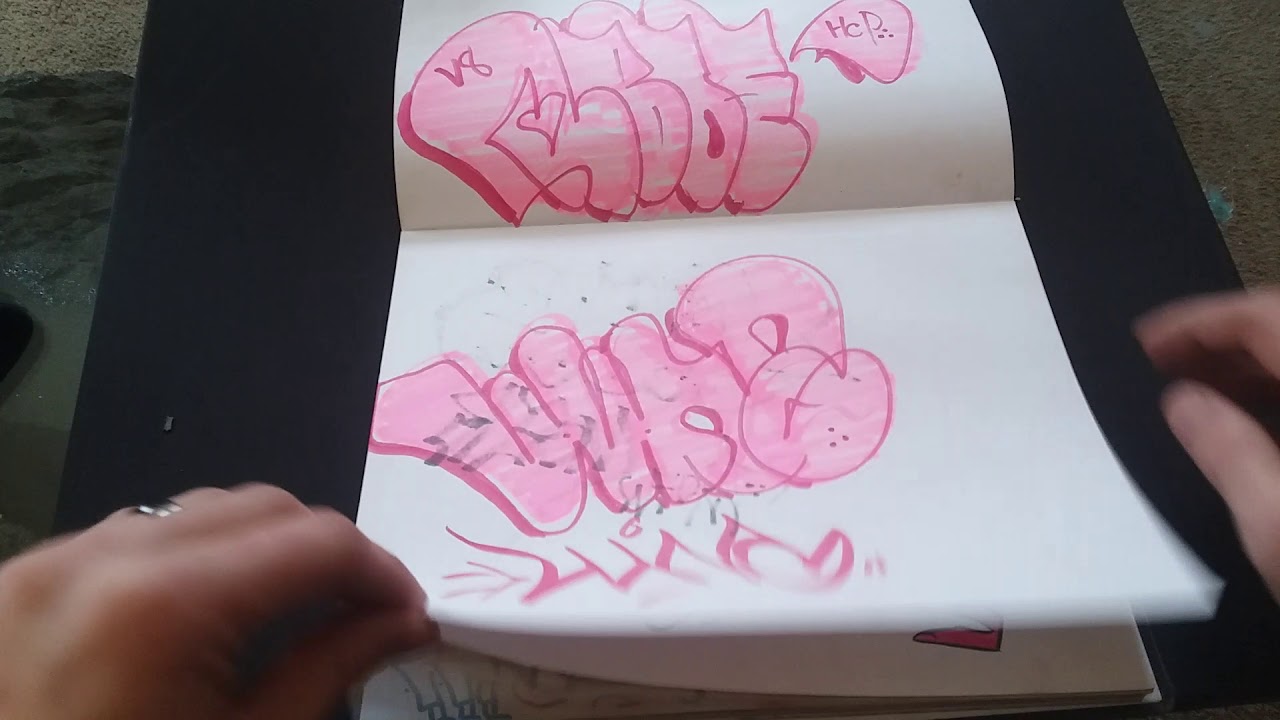 BOOKRECAP 2017-2020 ELBOW MACK graffiti black book