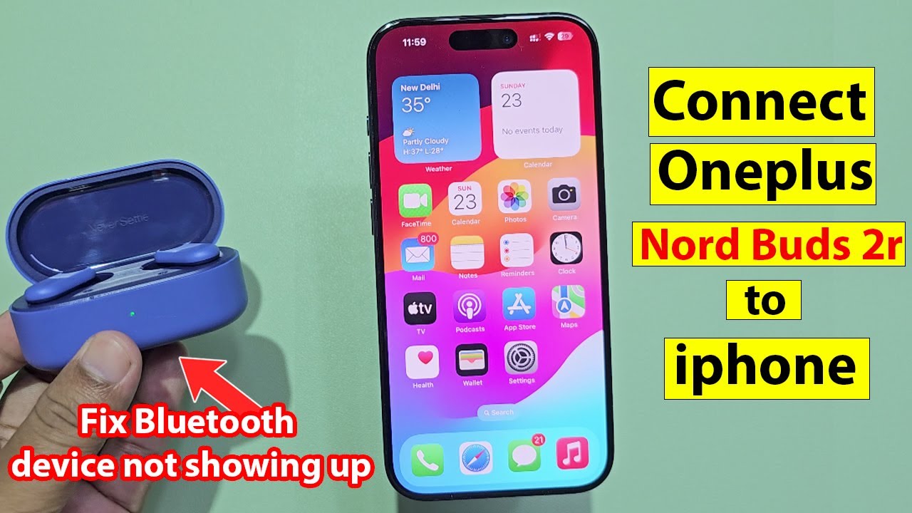 How to connect oneplus nord buds 2r to iphone