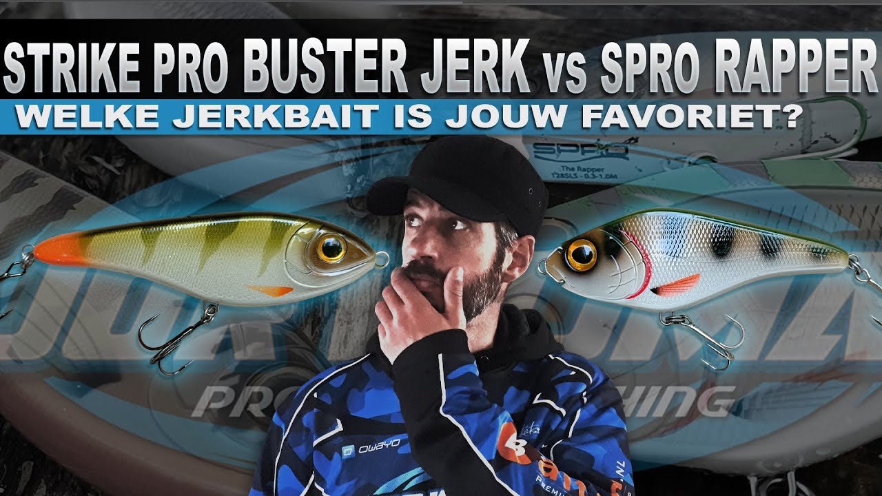 SPRO RAPPER vs STRIKEPRO BUSTERJERK - De twee jerkbait titanen uitgelicht!
