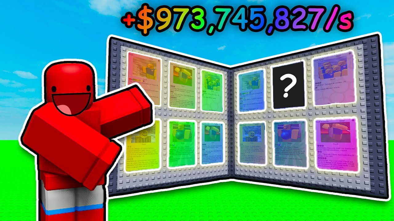 I Made MILLIONS by Collecting CARDS in Roblox!