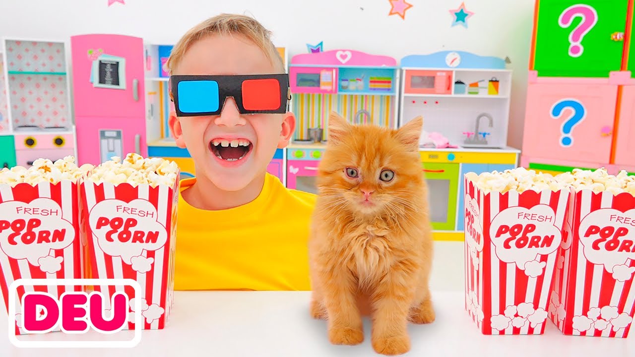 Vlad und Niki spielen mit Haustieren | Sammlungsvideo für Kinder