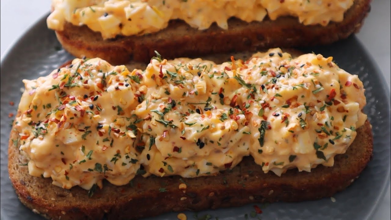 Healthy & High Protein Breakfast That Actually Tastes Good! Japanese style Egg Salad Toast/Sandwich!