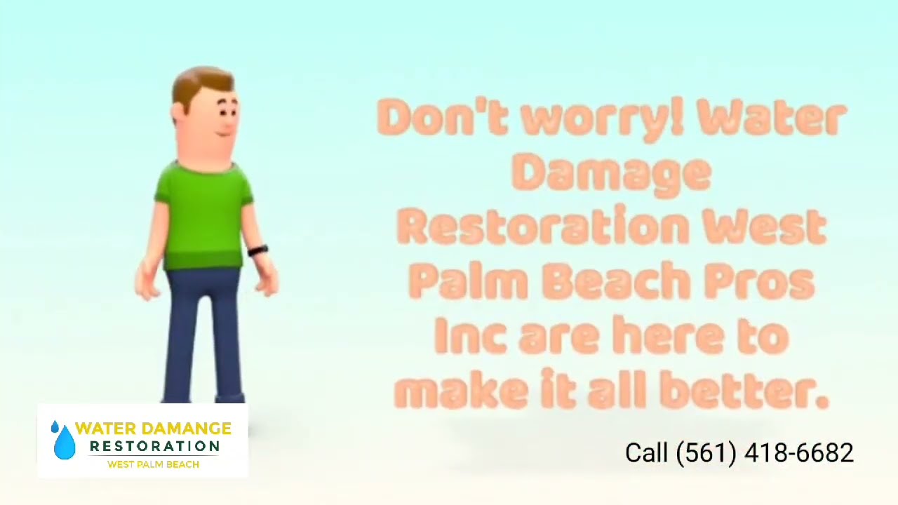 Water Damage Restoration West Palm Beach Pros Inc are here to make it all better #waterdamagerepair