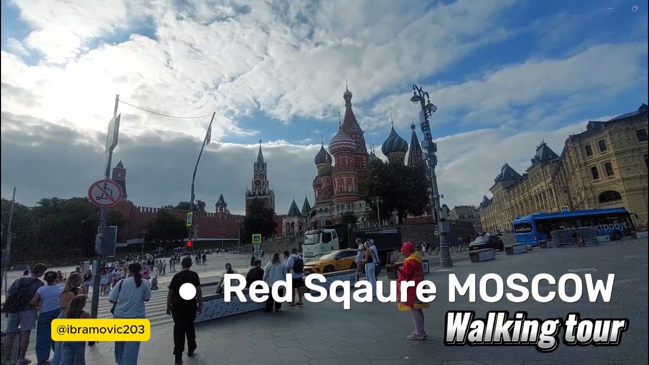 The Red Square walking tour, Moscow #travelvlog #russia  #russiavlog