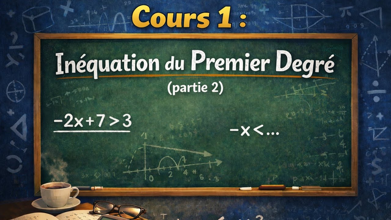 Inéquation du premier degré (cours + application)