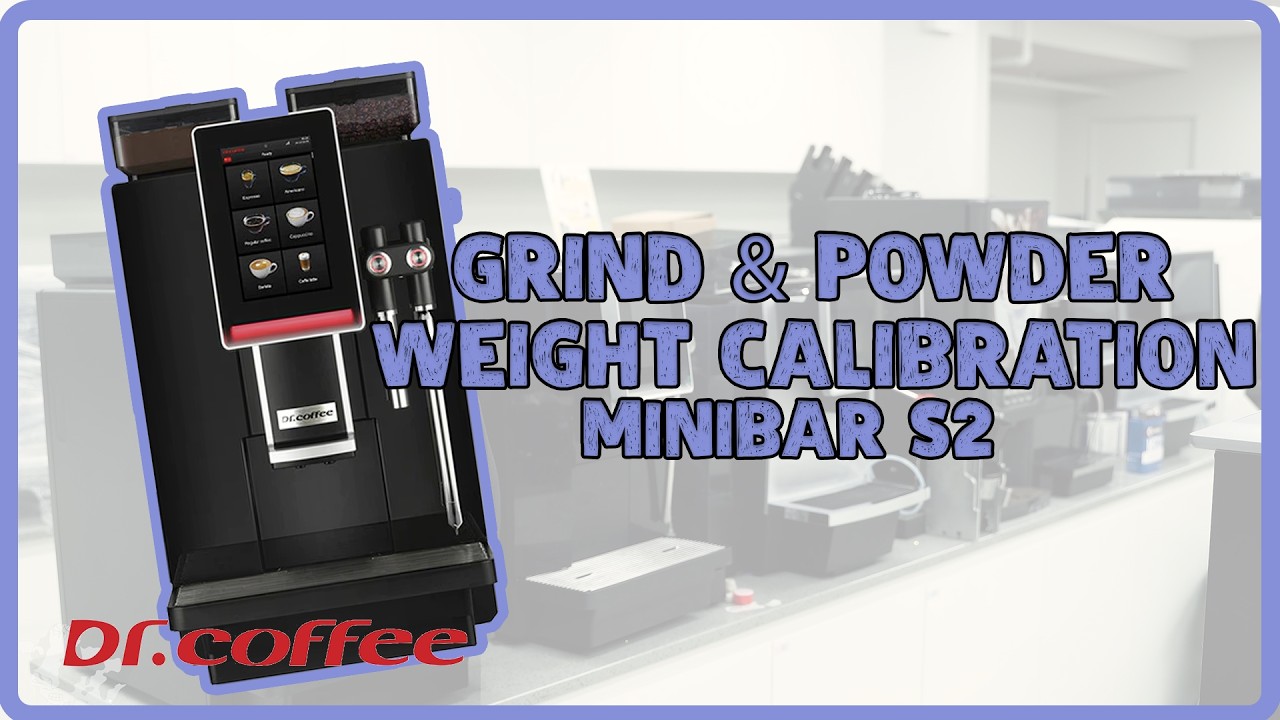 Grind & Powder Weight Calibration on a Minibar S2 | DrCoffee