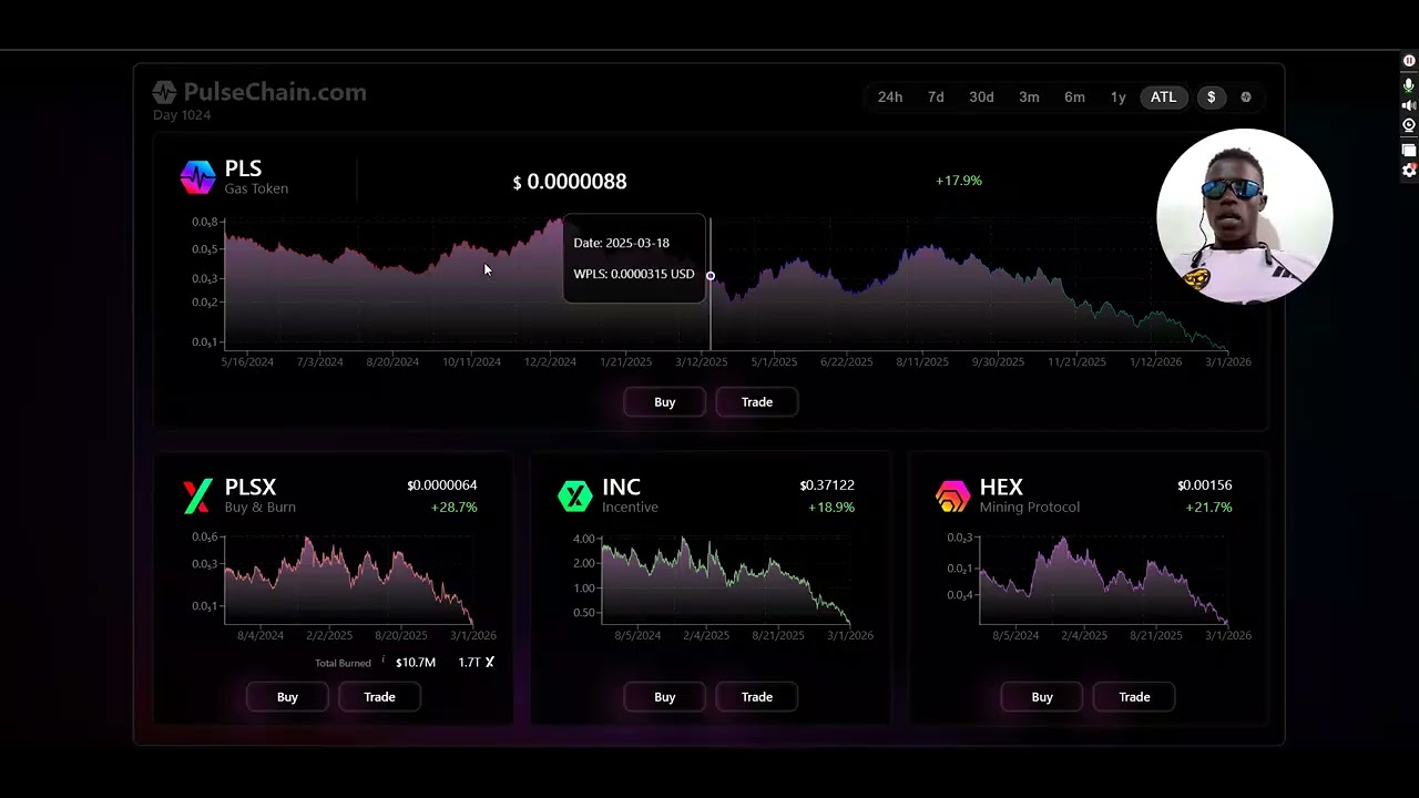 BUY THE DIP? PulseChain Core Coins  Price Performance Review | DAY 1024