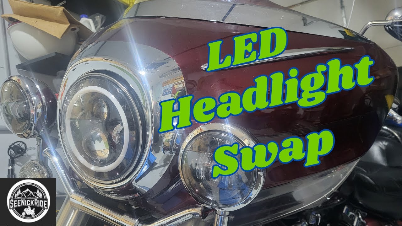 Yamaha Royal Star Venture LED Headlight Upgrade