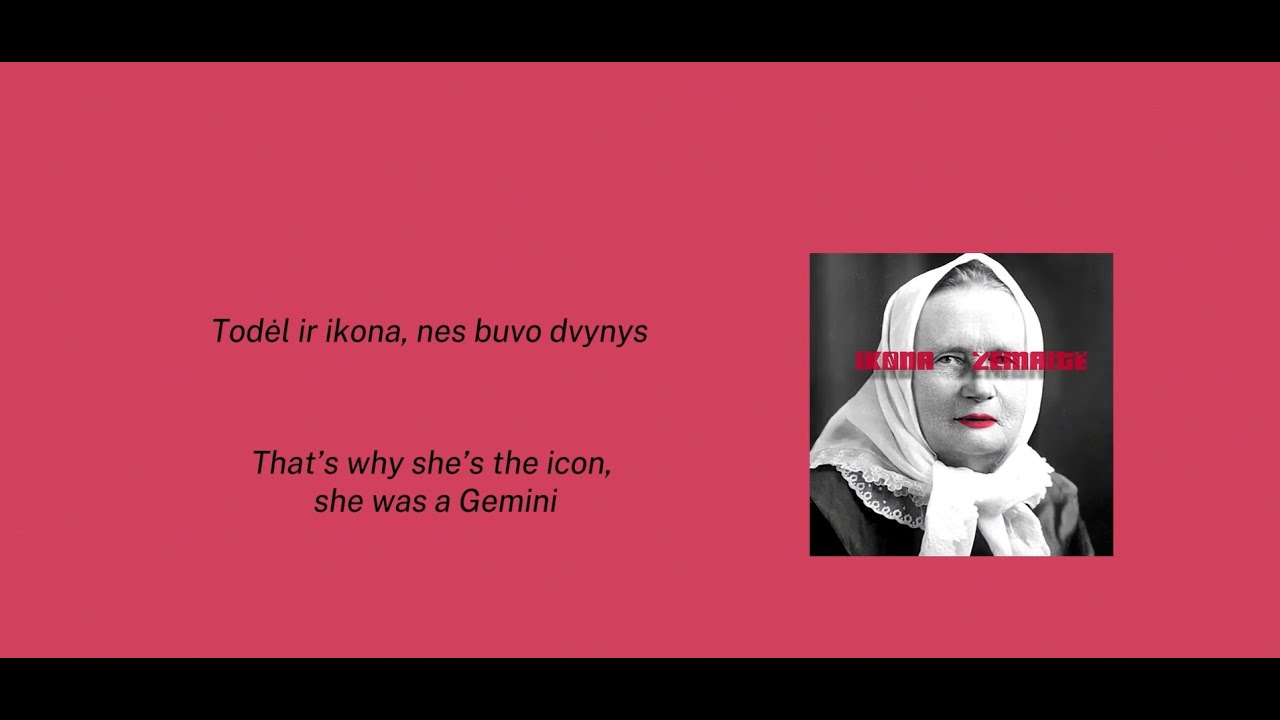 RUG!LE - Ikona Žemaitė (Eurovision 2026) | LT/ENG lyrics